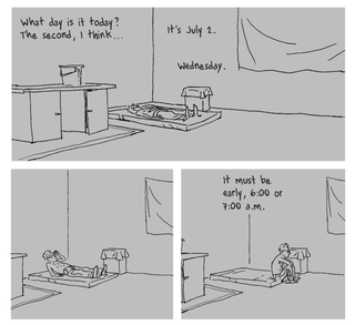 Illustration for article titled Guy Delisle's Hostage Tells a Grim, True Tale of Captivity in a Haunting, Minimalist Style